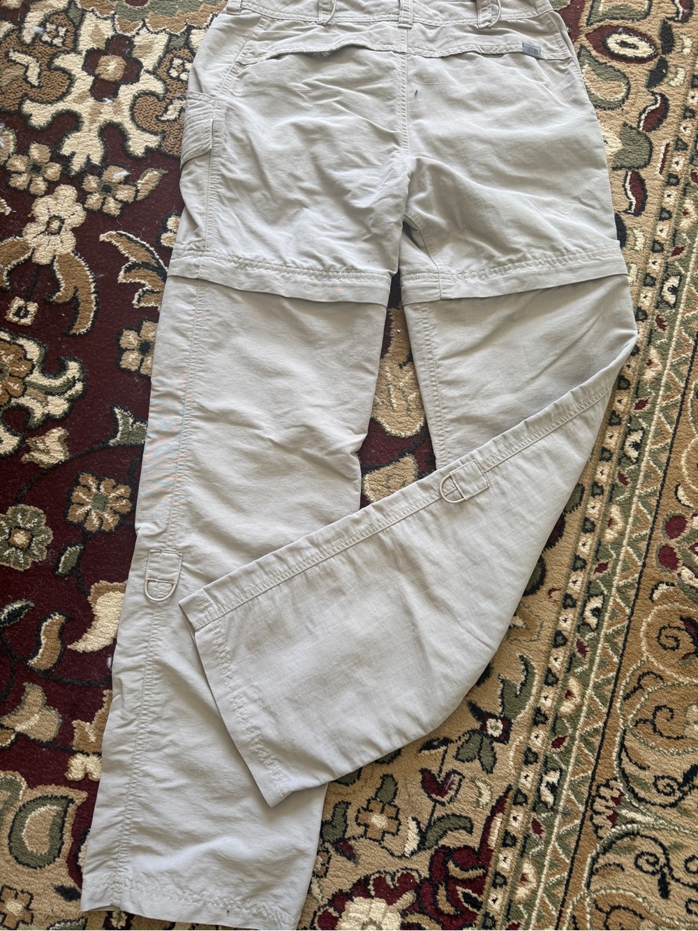 The North Face Light Gray Convertible Track Pants